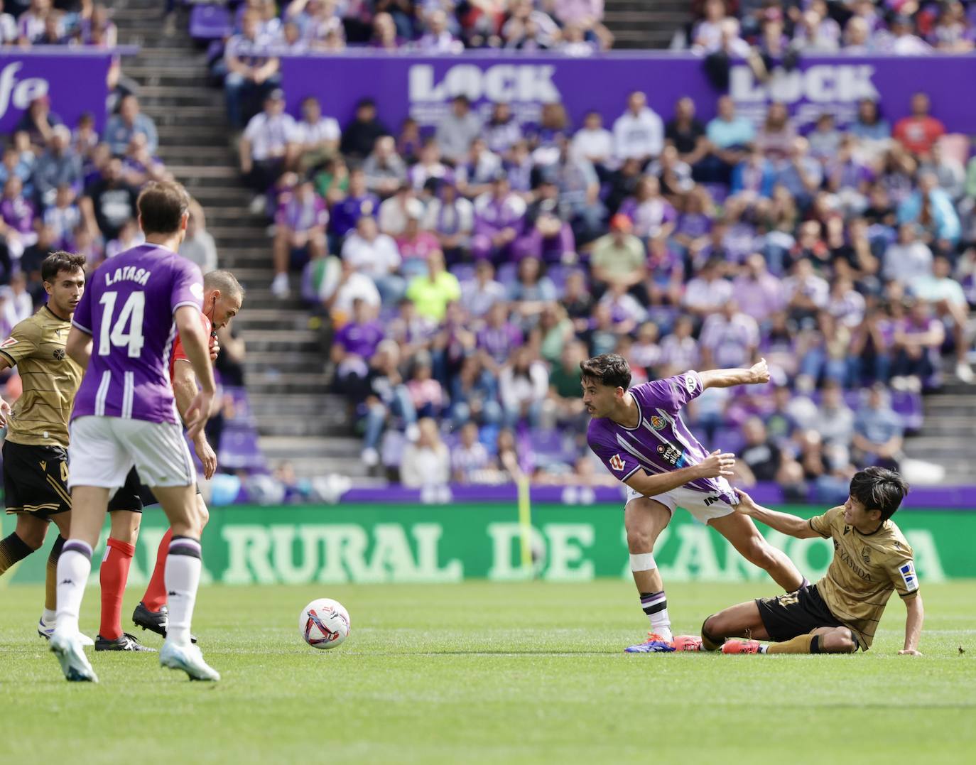 El empate en Zorrilla ante la Real Sociedad, en imágenes