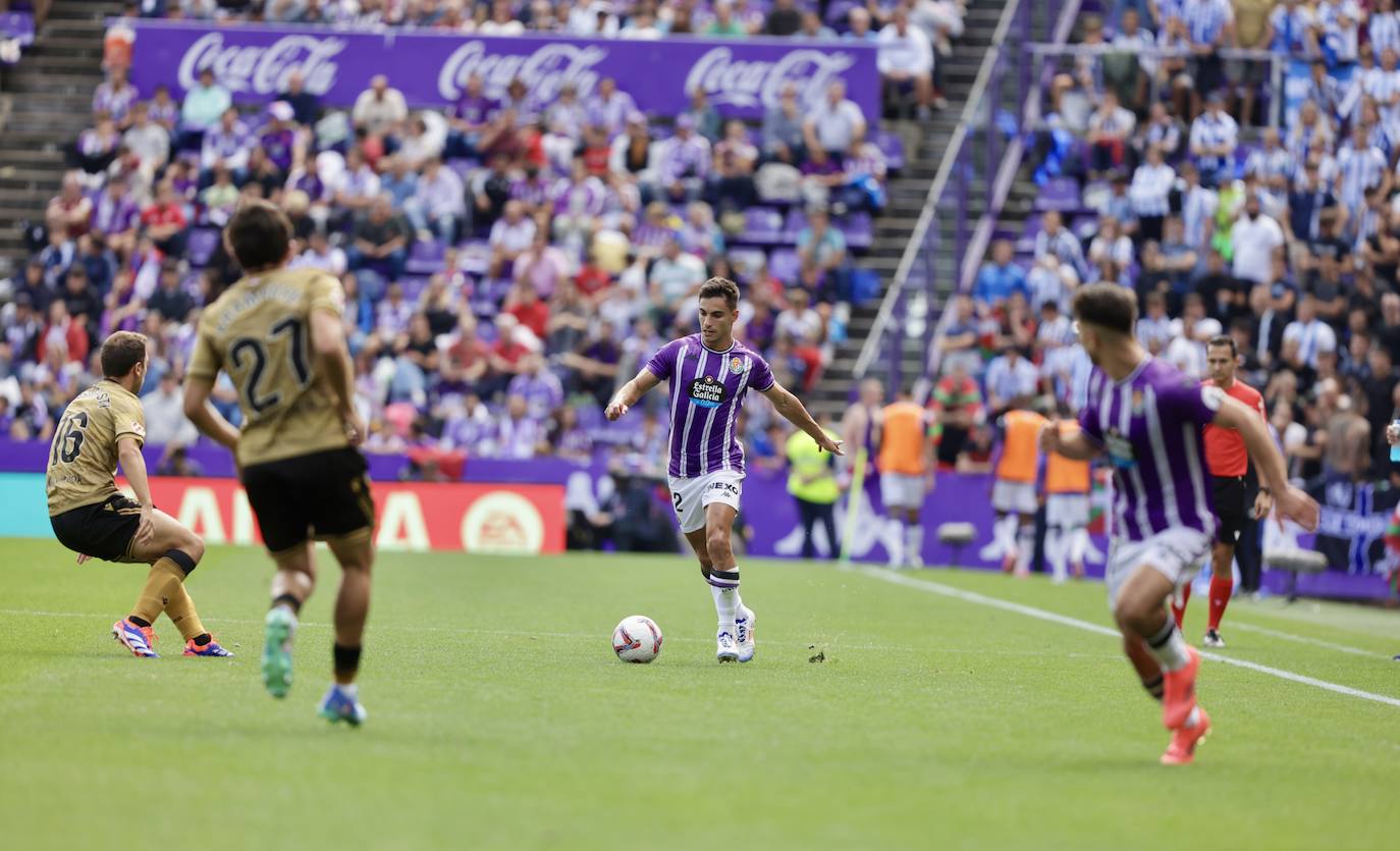 El empate en Zorrilla ante la Real Sociedad, en imágenes