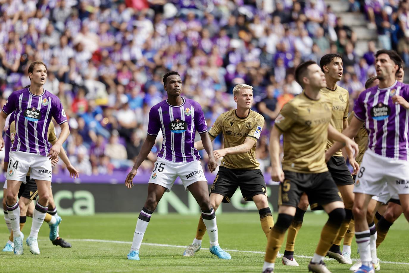 El empate en Zorrilla ante la Real Sociedad, en imágenes