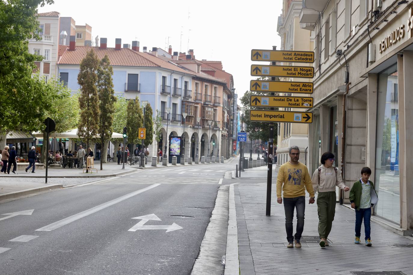 Imágenes de la capital vallisoletana en el Día sin Coche