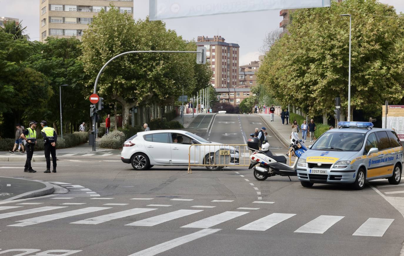 Imágenes de la capital vallisoletana en el Día sin Coche