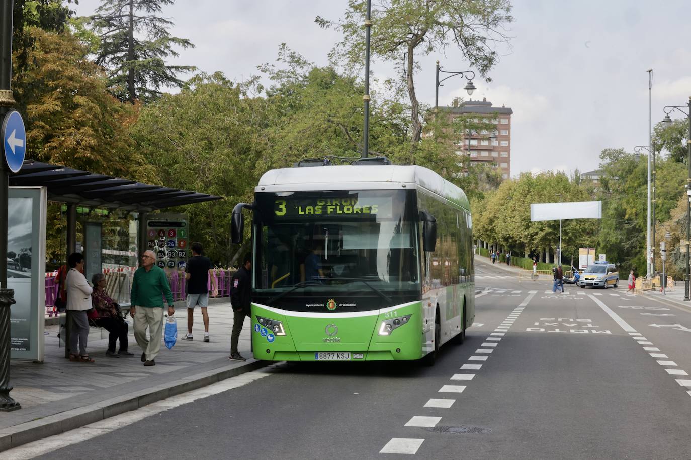 Imágenes de la capital vallisoletana en el Día sin Coche