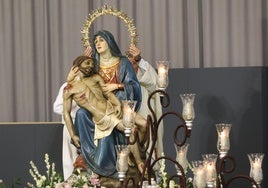 La Virgen de la Piedad luce nueva corona en Palencia