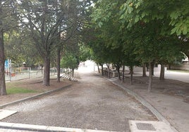 Paseo peatonal entre la plaza de La Soledad y el auditorio al aire libre.