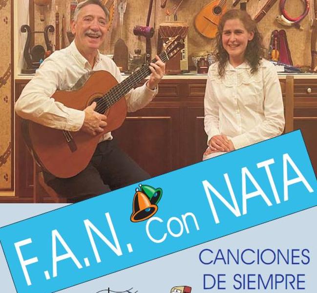 Fernando Arribas junto con Natalia, su compañera en el Dúo FAN con Nata.