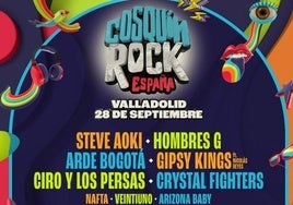 Estos son todos los horarios del Cosquín Rock Valladolid
