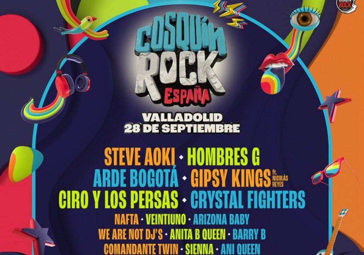 Estos son todos los horarios del Cosquín Rock Valladolid