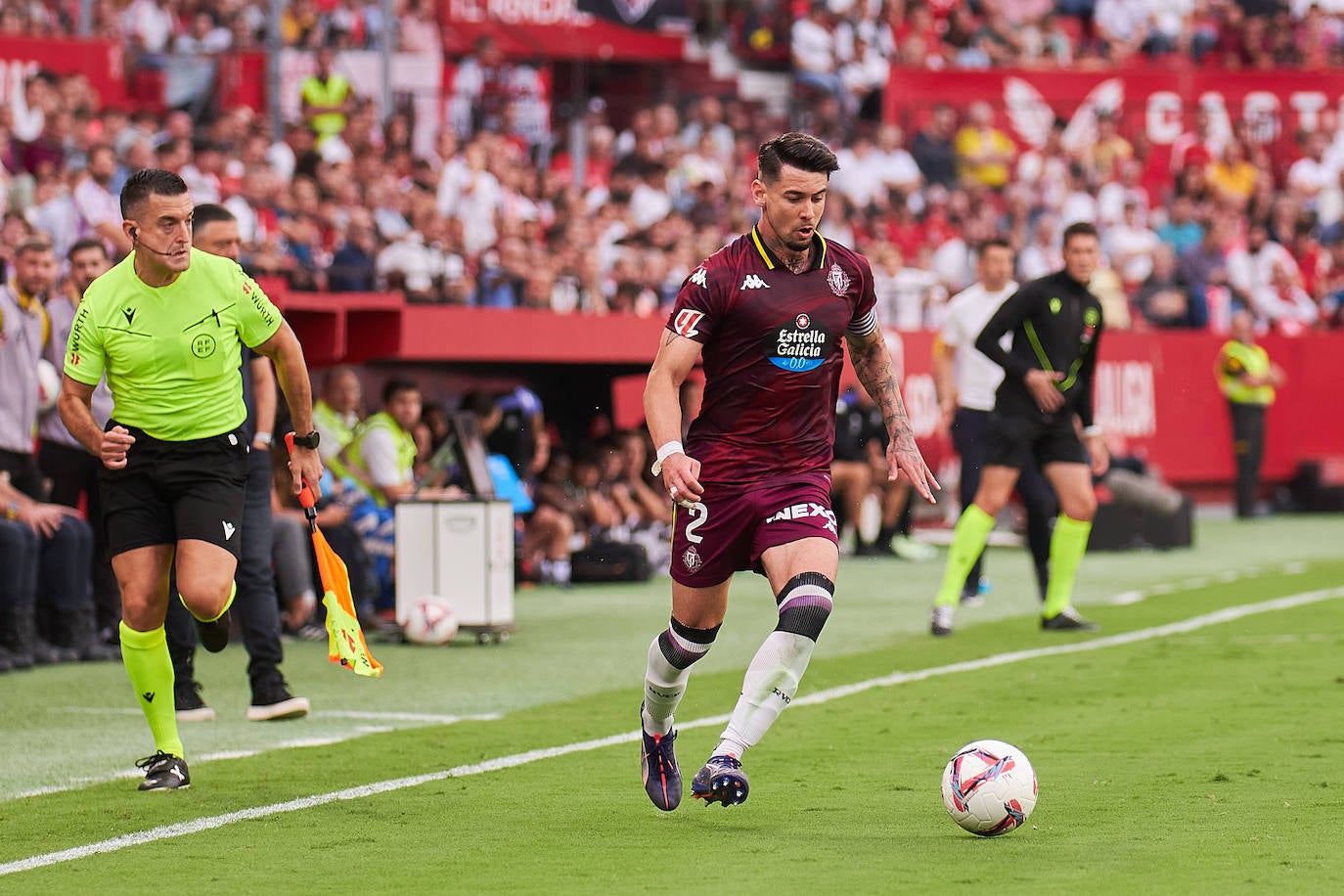 La derrota ante el Sevilla en el Pizjuán, en imágenes