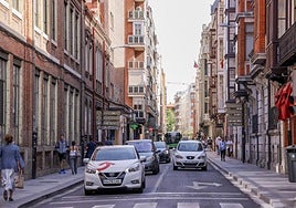 La calle López Gomez de Valladolid