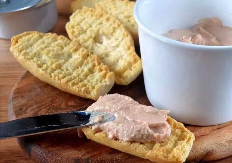 Paté de queso y atún