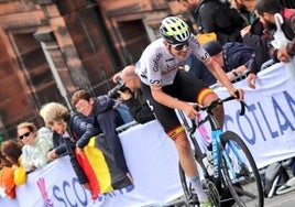 Romeo, durante el pasado Mundial de Glasgow, en el que finalizó octavo en ruta.