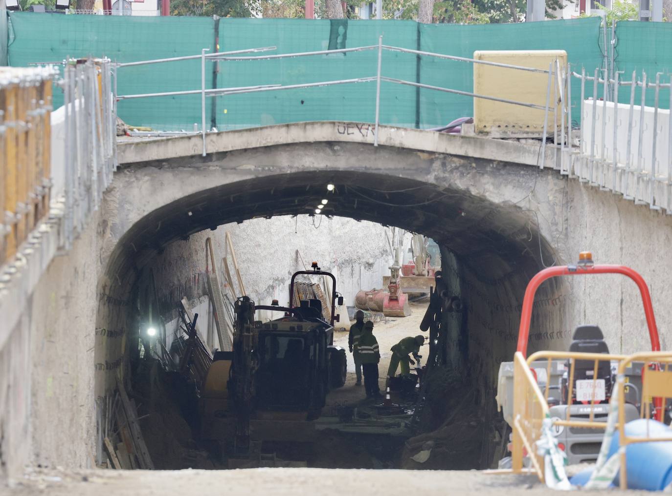 Así continúa la ampliación del túnel de Labradores