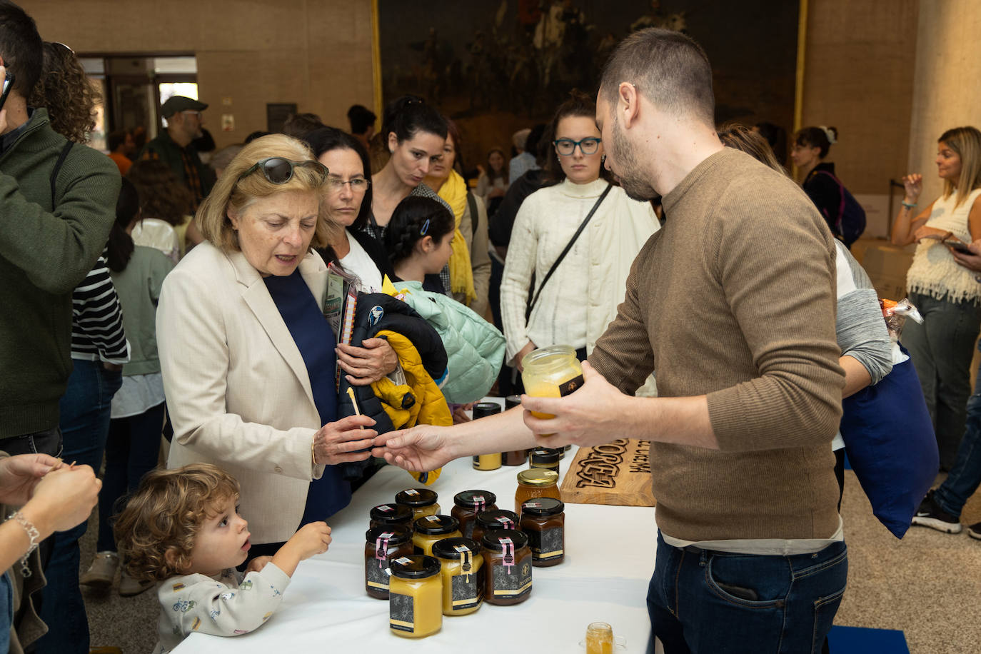 Talleres artesanales en la sede de las Cortes de Castilla y León