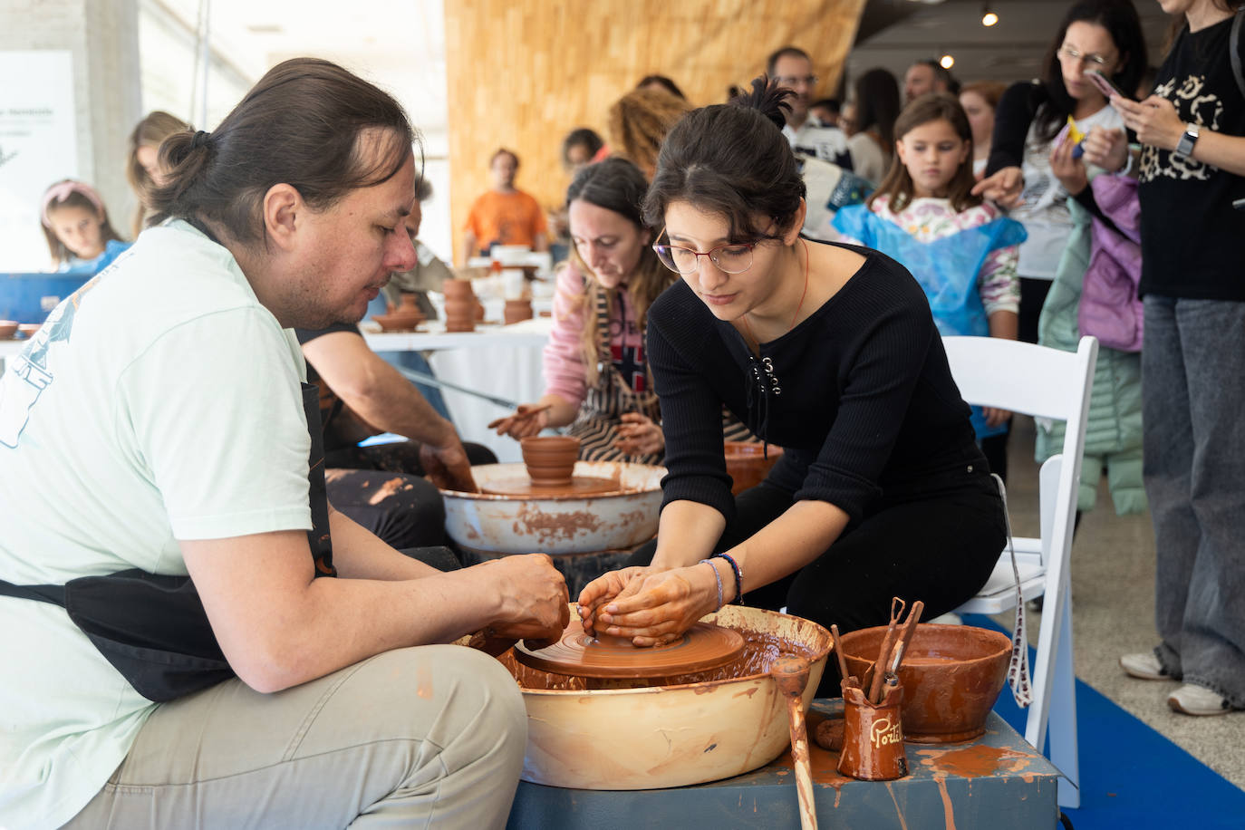 Talleres artesanales en la sede de las Cortes de Castilla y León