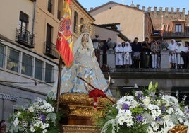 La Virgen de la Fuencisla regresa a su santuario al concluir su novenario