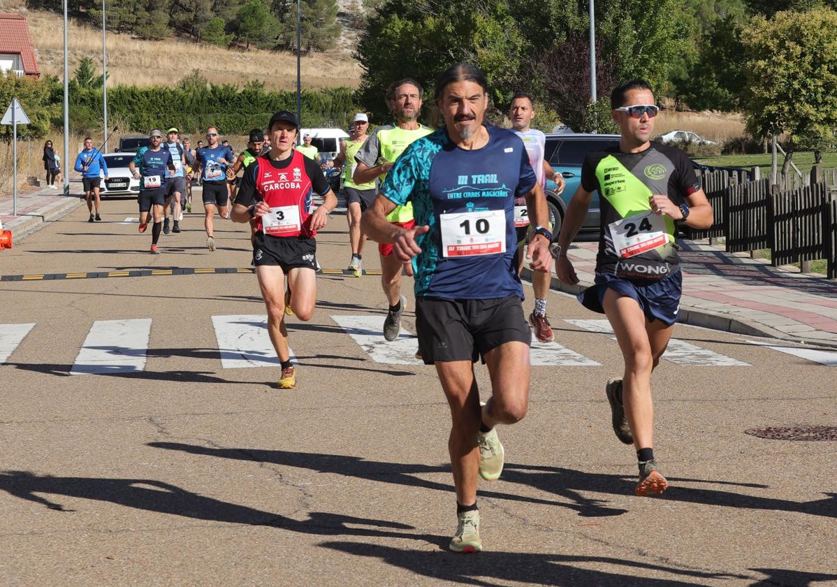 Carrera entre cerros en Magaz.