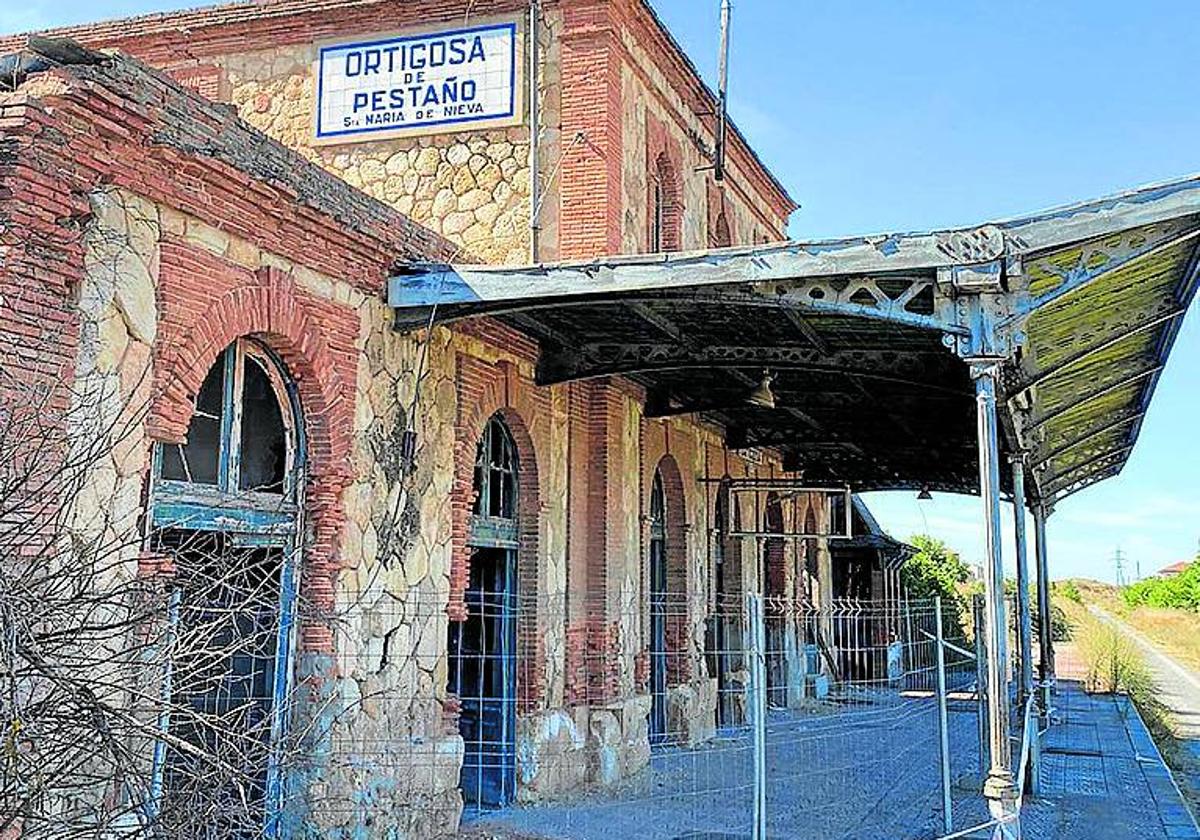 Estación de Ortigosa de Pestaño.