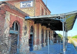 Estación de Ortigosa de Pestaño.