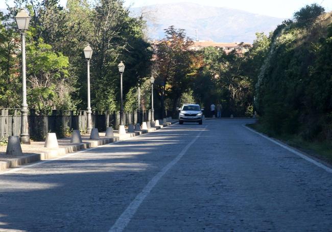 Cuesta de los Hoyos, otra de las carreteras que será reformada.