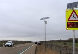 Carretera CL-615, que une Palencia con Guardo y Carrión de los Condes.