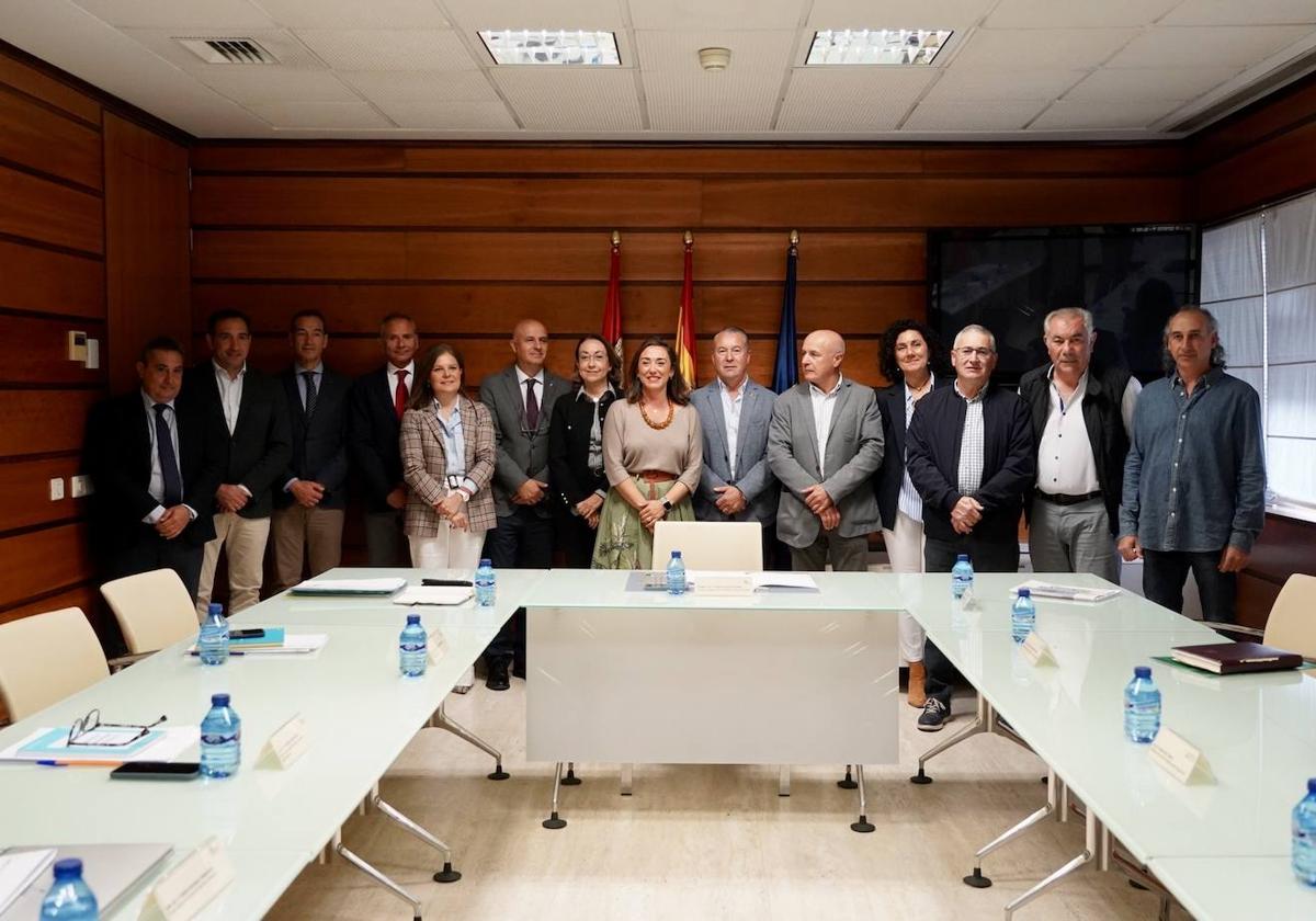 Participantes en el Consejo Agrario celebrado este martes.