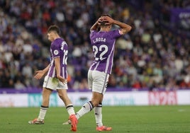 Las imágenes del partido entre el Real Valladolid y el Rayo Vallecano