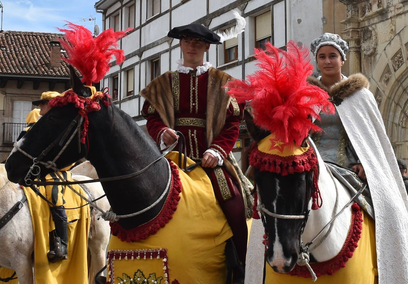 Aguilar se viste de fiesta para recibir al emperador Carlos V