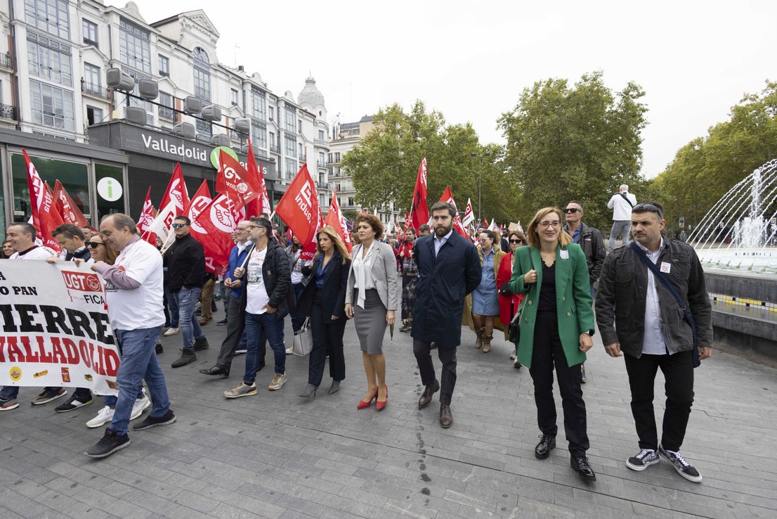 Manifestación contra el cierre de la planta de Bimbo en Valladolid | El ...