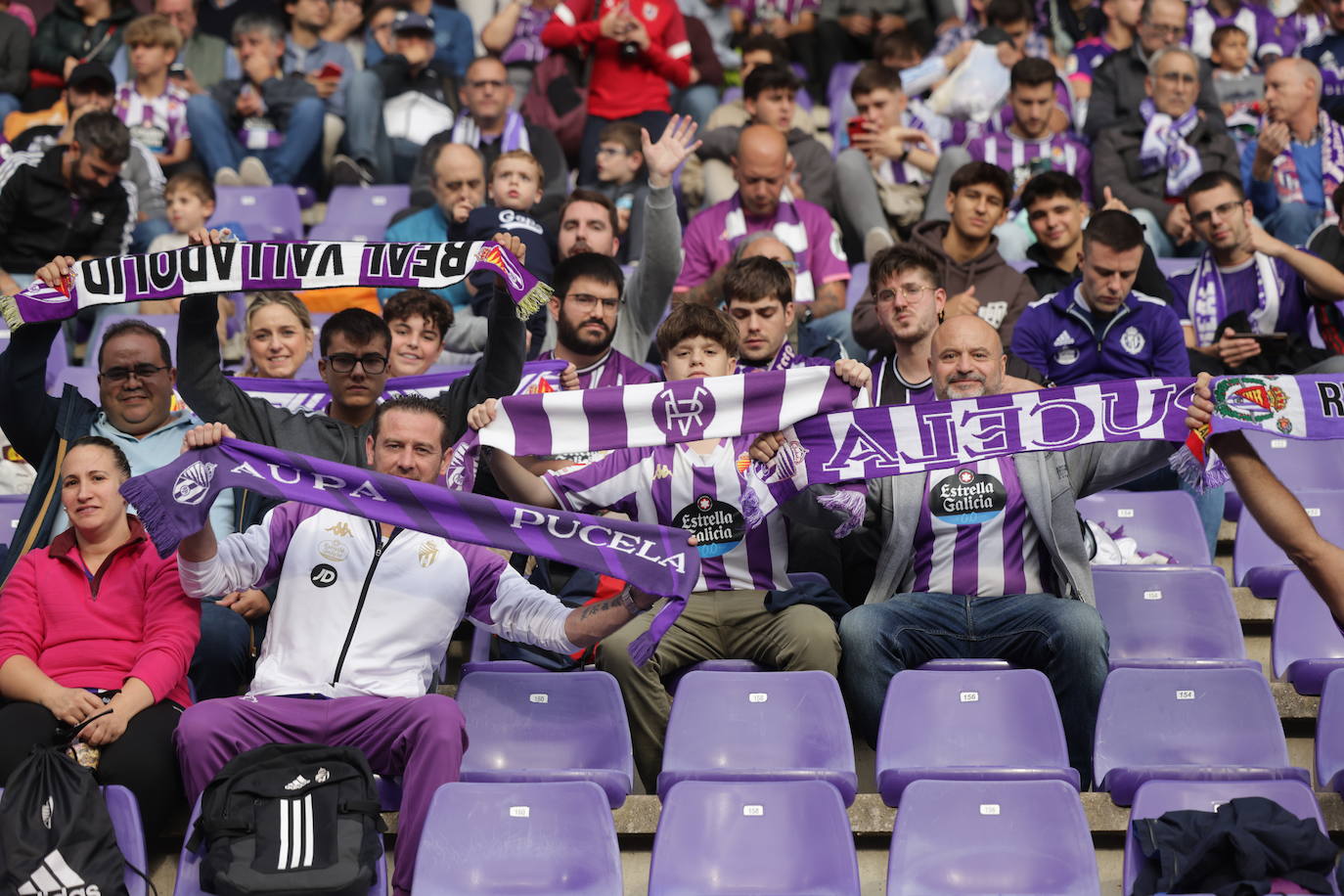 Búscate en la grada del estadio José Zorrilla (2/4)