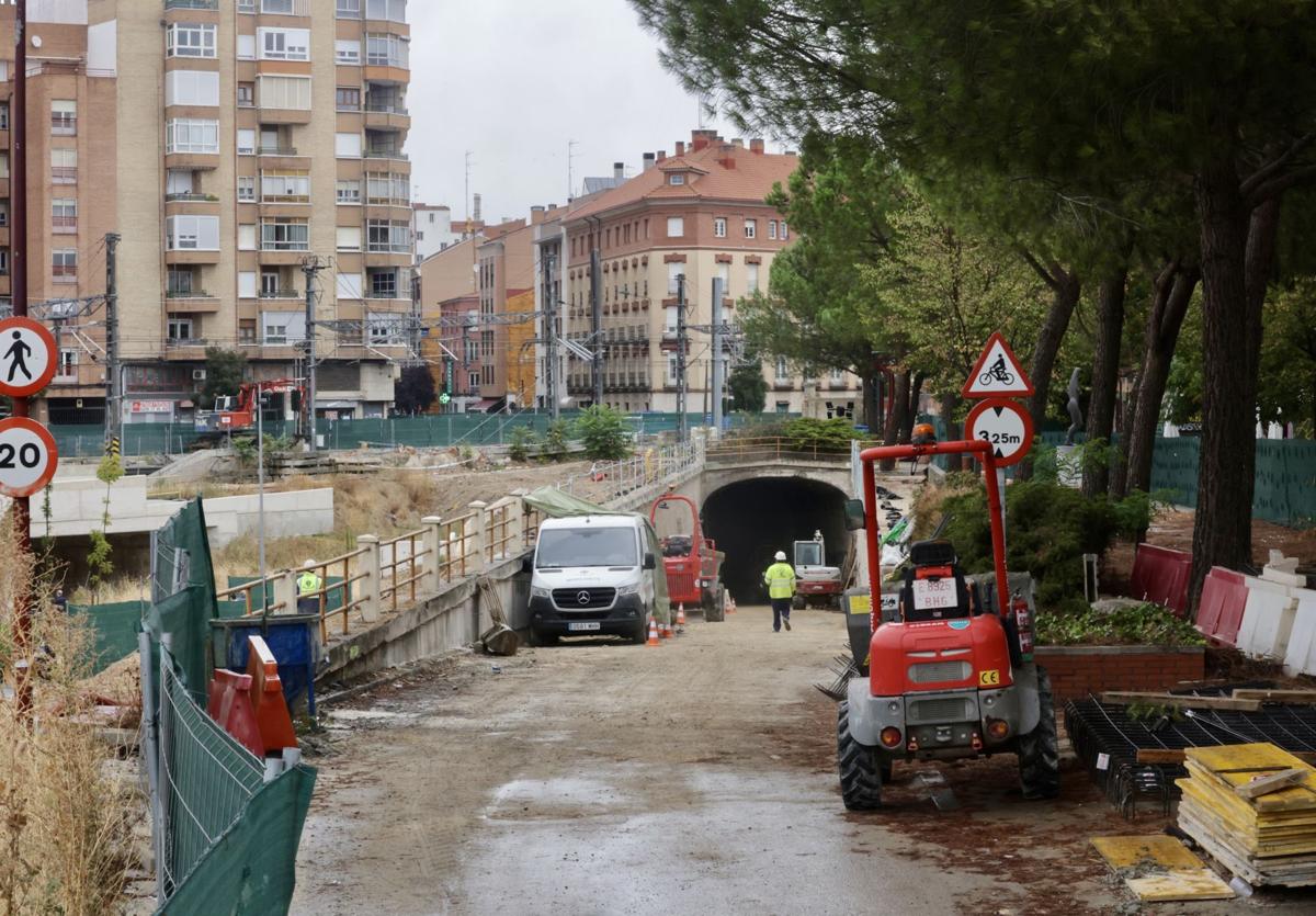 Obras de integración en el túnel de Labradores.