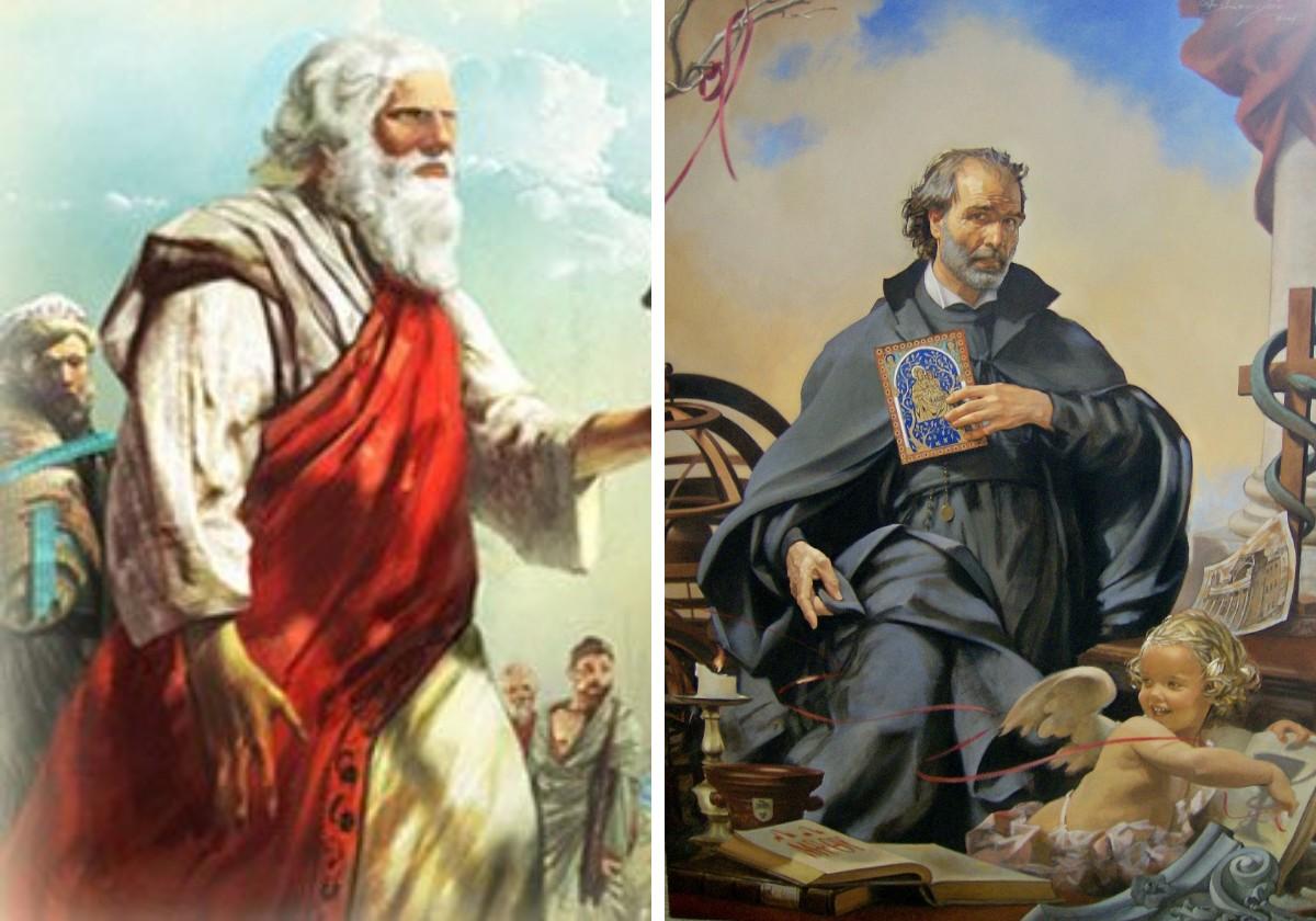 San Abraham y San Juan Leonardi.