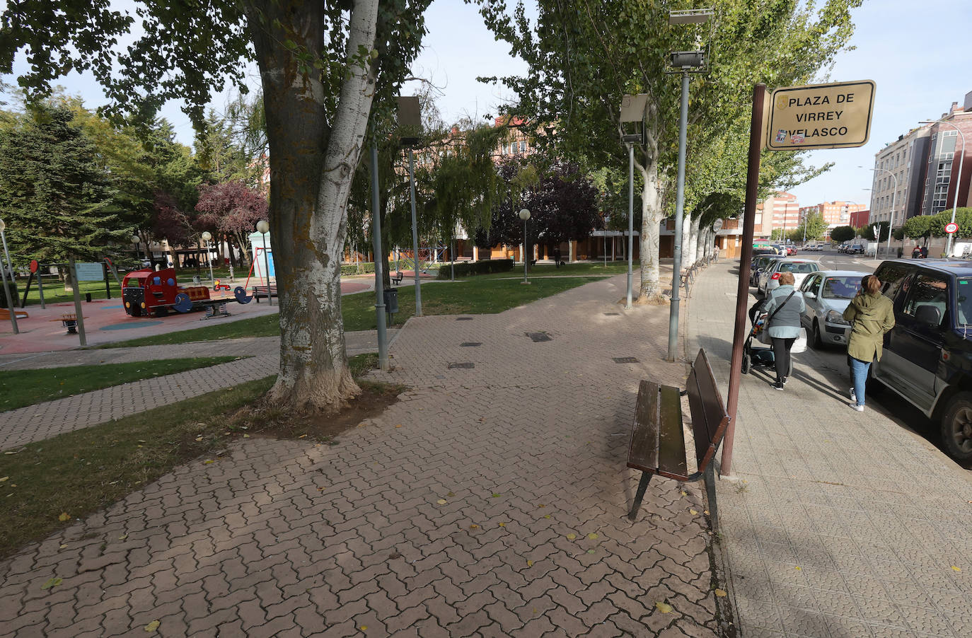 Así es la plaza Virrey Velasco de Palencia y así quedará