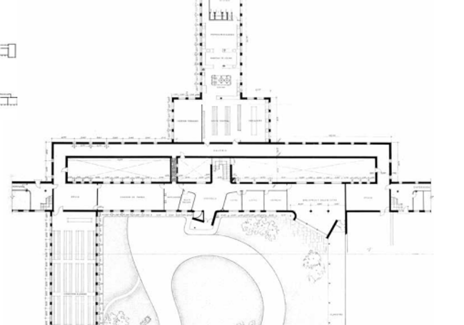 Plano del colegio Aspostólico de los Padres Dominicos