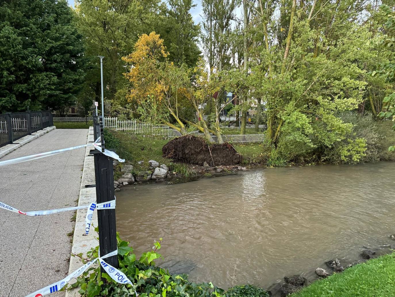 Cerrado el parque infantil de Aguilar de Campoo