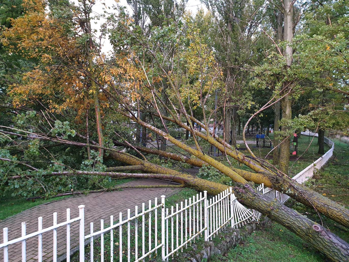 Cerrado el parque infantil de Aguilar de Campoo