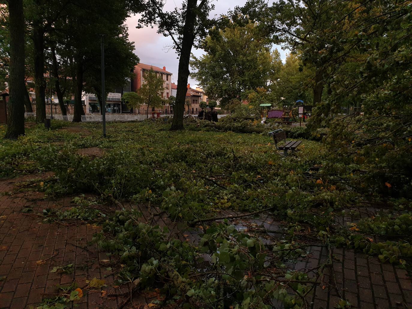 Cerrado el parque infantil de Aguilar de Campoo