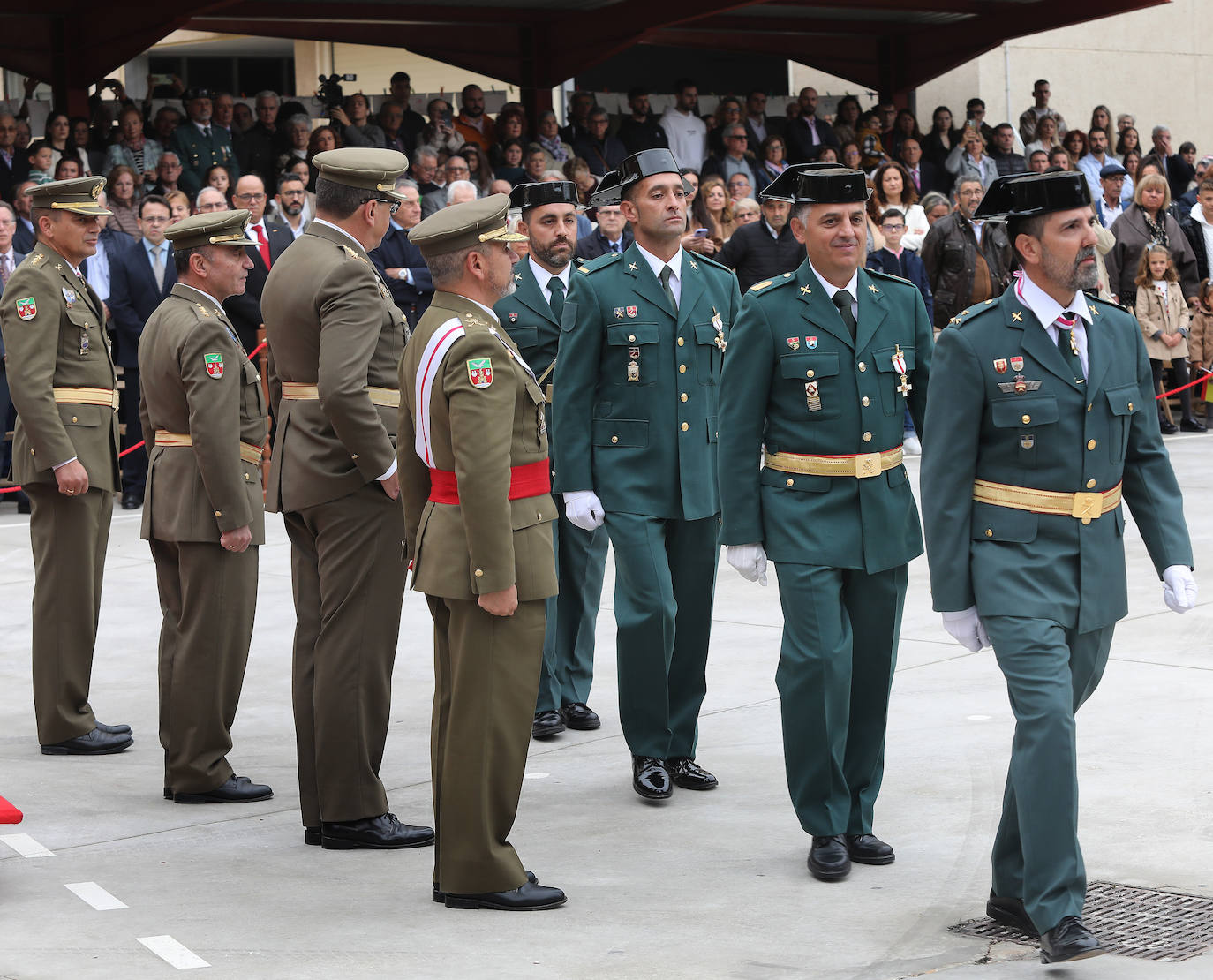 Palencia celebra la fiesta de la Guardia Civil