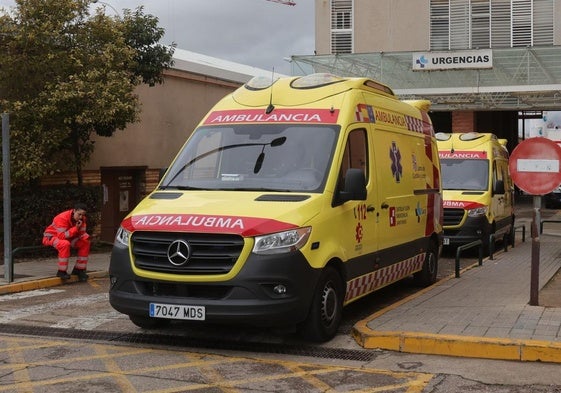 Ambulancia del servicio de emergencias.