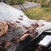 El accidente de un mercancías interrumpe el tráfico ferroviario entre Palencia y Cantabria