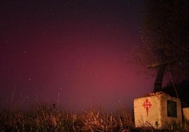 Frómista también fue testigo de la aurora boreal