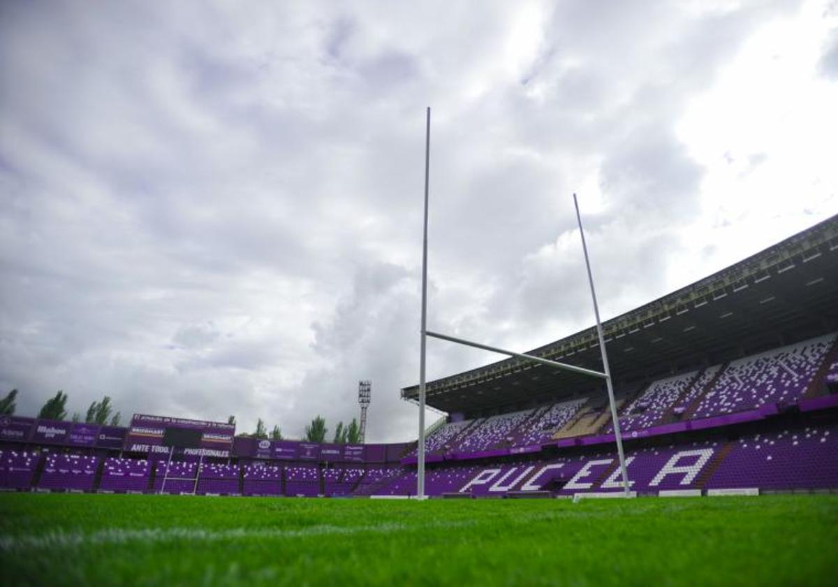 El estadio José Zorrilla en 2018, antes de un partido de rugby