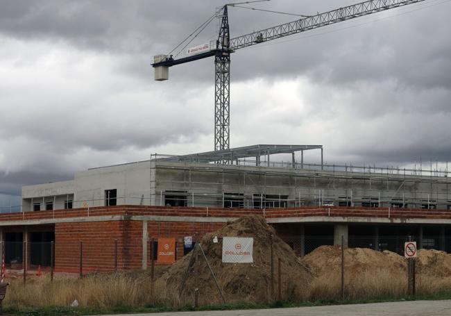 Estado actual de las obras de construcción del centro de salud de Nueva Segovia.