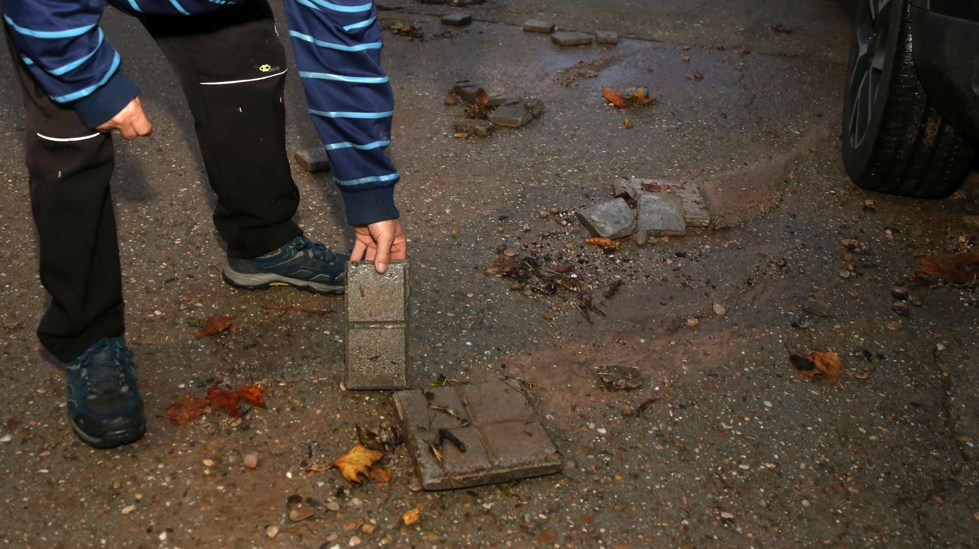 La inundación en Carbonero el Mayor, en imágenes