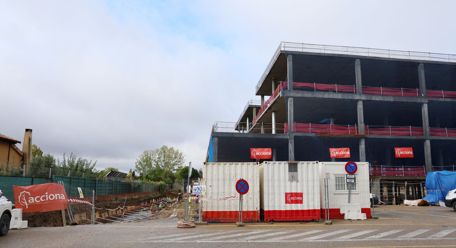 Así van las obras de la unidad de radioterapia y del hospital de Palencia