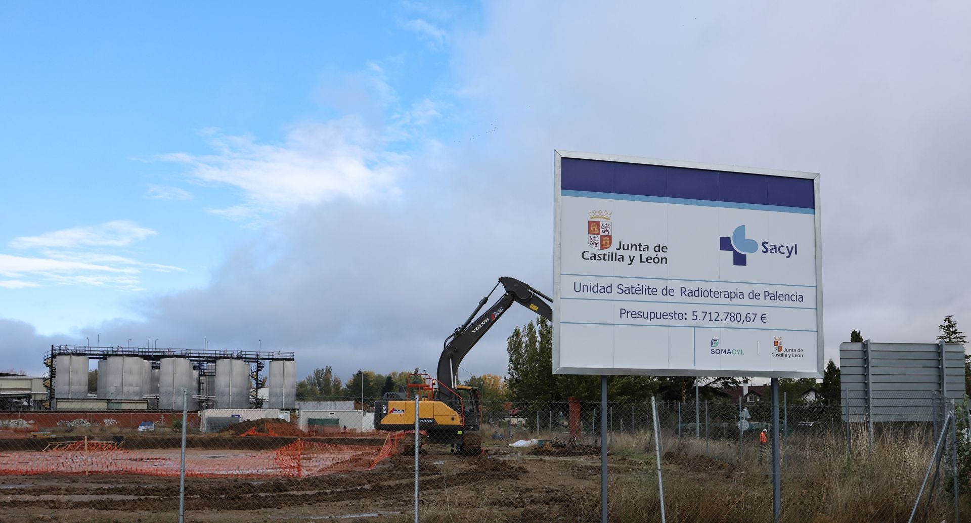 Así van las obras de la unidad de radioterapia y del hospital de Palencia