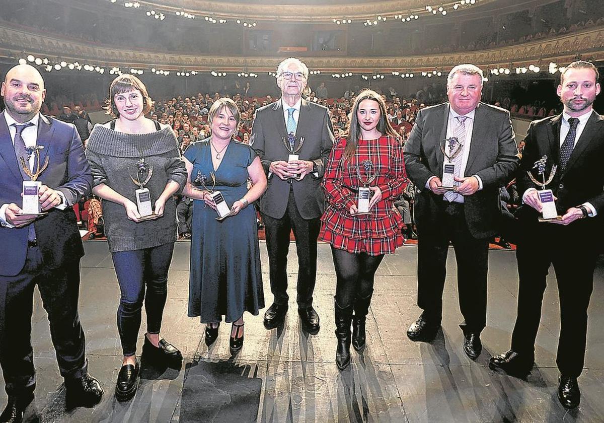 Los premiados en la edición 2023 de galardones del Campo de El Norte de Castilla.