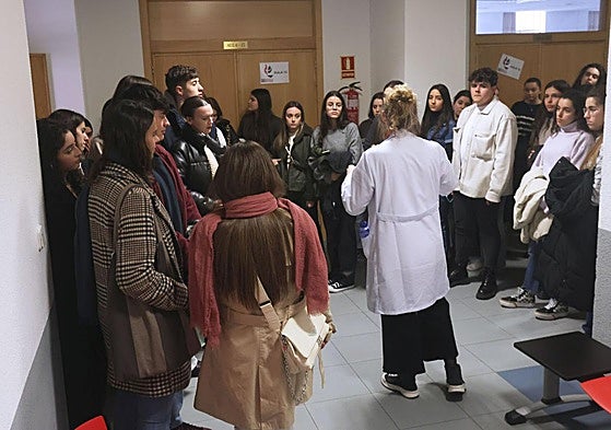 Jornada de puertas abiertas en la Facultad de Medicina de la Universidad de Valladolid, el pasado mes de febrero.