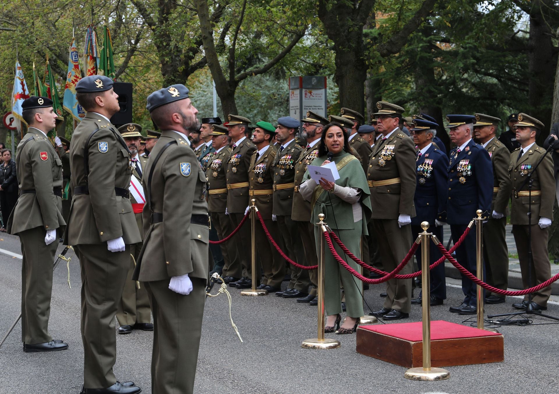 Así fue la jura de bandera en Palencia