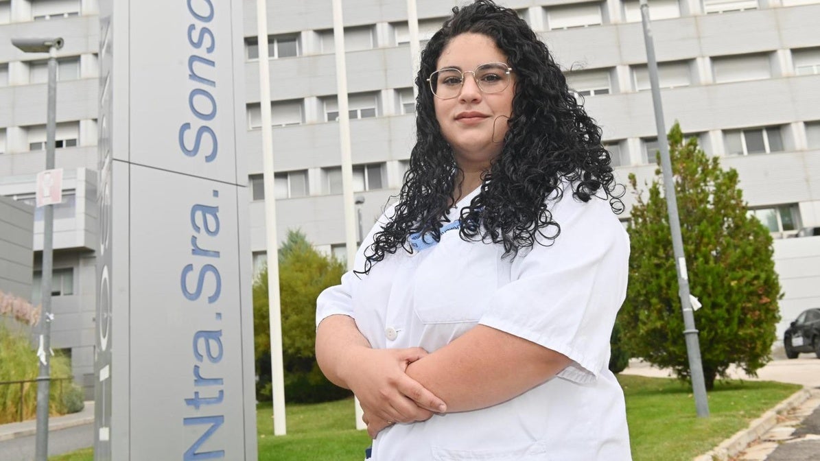 María Iglesias, en el hospital Nuestra Señora de Sonsoles.