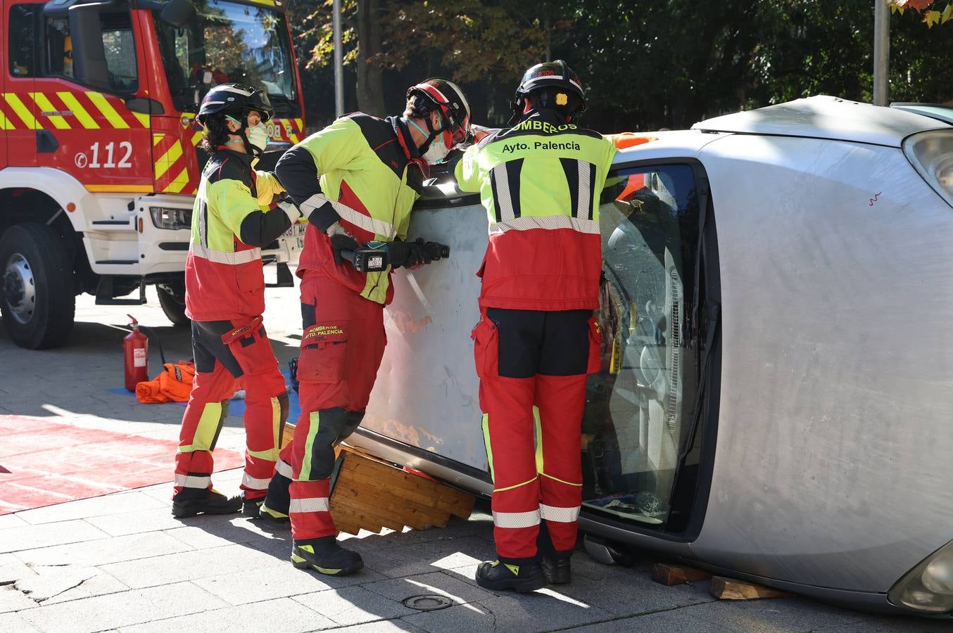 Alumnos de Secundaria aprenden las normas de circulación en Palencia